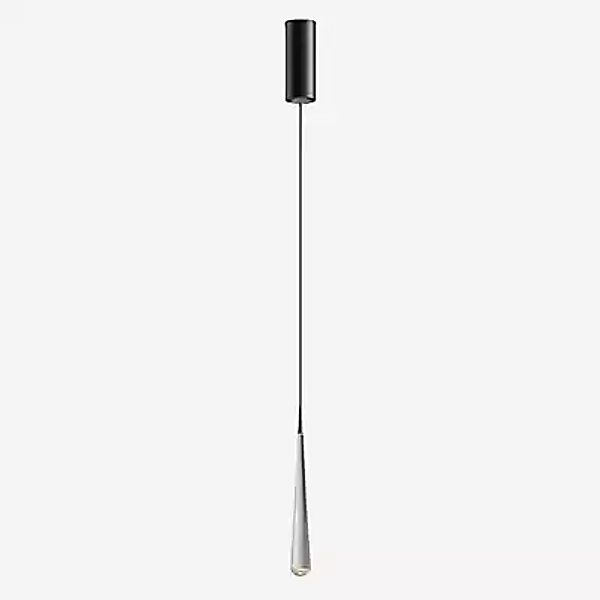 Grau Niceone Pendelleuchte LED, aluminium/braungrau - 200 cm günstig online kaufen