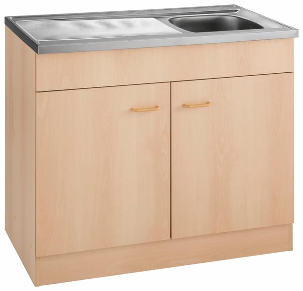 KOCHSTATION Spülenschrank "KS-Elster" Breite 100 cm günstig online kaufen