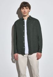 STREET ONE MEN Leinenhemd mit Knopfleiste günstig online kaufen