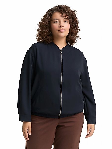 TOM TAILOR PLUS Blouson, ohne Kapuze, mit Reißverschluss günstig online kaufen