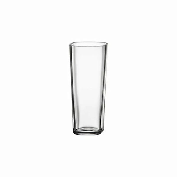 Vase Aalto glas transparent / 7 x 7 x H 18 cm - Alvar Aalto, 1936 - Iittala günstig online kaufen