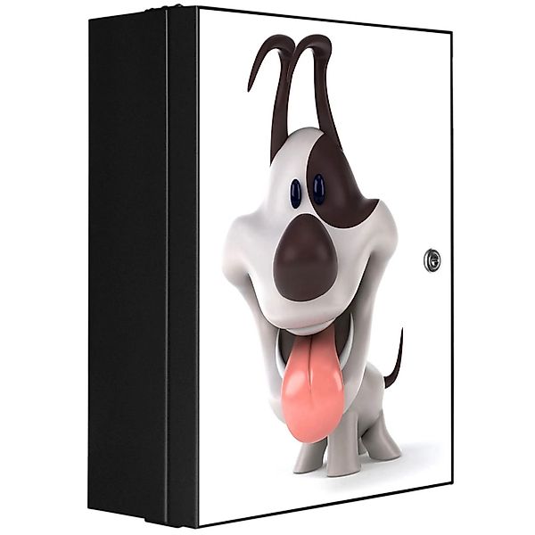 Banjado XXL Medizinschrank Abschliessbar 35x46x15cm Arzneischrank Anthrazit günstig online kaufen