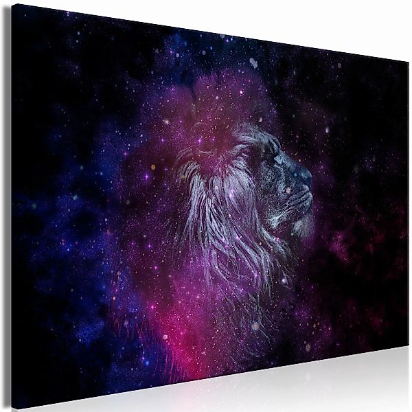 Wandbild - Cosmic Lion (1 Part) Wide günstig online kaufen
