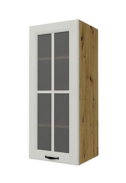 Feldmann-Wohnen Glashängeschrank Prato (Sprossenglastür (Klarglas), Soft-Cl günstig online kaufen