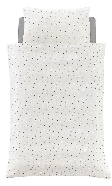 Träumeland Babybettwäsche "Zuhause" 2 Stk. mit Allover-Print günstig online kaufen