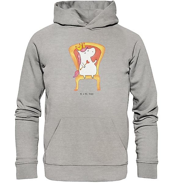 Mr. & Mrs. Panda Hoodie Einhorn Prinzessin Größe M - Heather Grey - Geschen günstig online kaufen