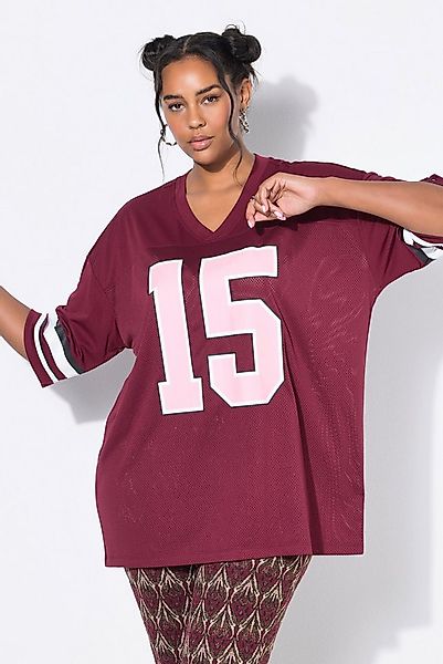 Studio Untold T-Shirt Trikot oversized Meshjersey "15"-Print günstig online kaufen