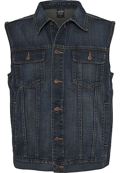 URBAN CLASSICS Jerseyweste "Urban Classics Herren Denim Vest" 1 Stk. günstig online kaufen