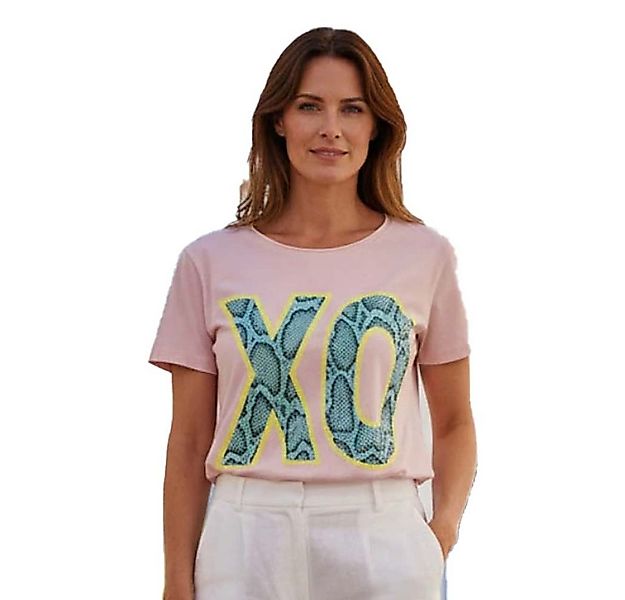 Miss Goodlife T-Shirt XO Snake MG13936 Rundhals Kurzarm mit Front- und Rück günstig online kaufen