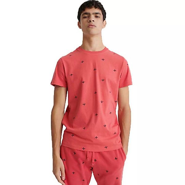 Superdry All Over Print Kurzarm T-shirt S Maldive Pink günstig online kaufen