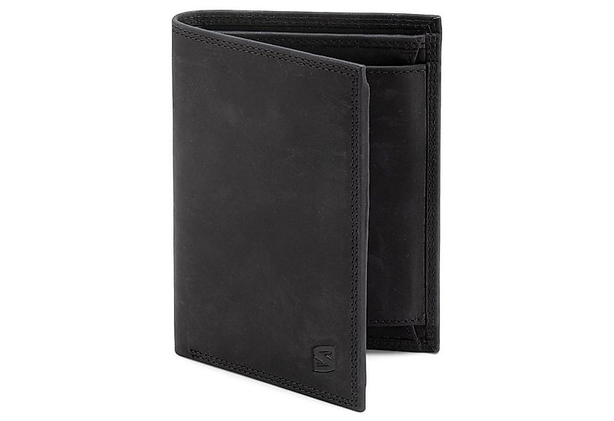 SERASAR Geldbörse Geldbörse "Vintage" (1-tlg), aus Echtleder inkl. RFID-Sch günstig online kaufen