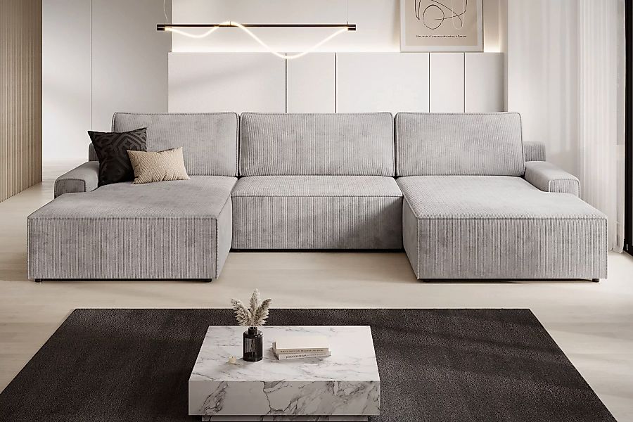 TRENDMANUFAKTUR Wohnlandschaft »Challenge, Schlafsofa mit Bettkasten, Couch günstig online kaufen