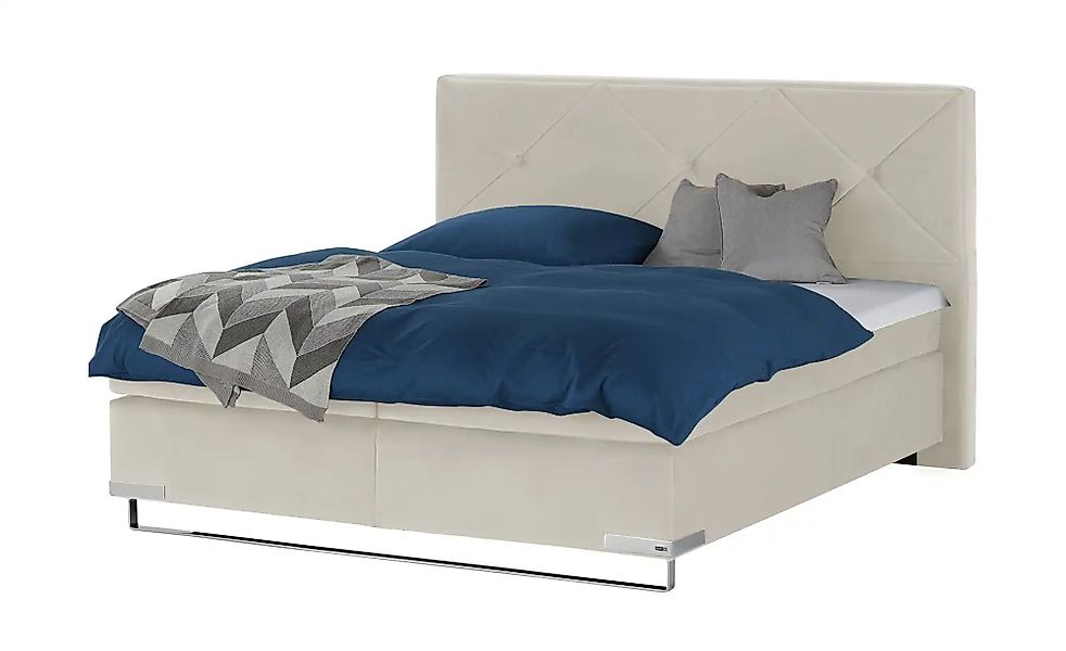 Musterring Boxspringbett Standardversion Dubai  ¦ creme ¦ Maße (cm): B: 217 günstig online kaufen