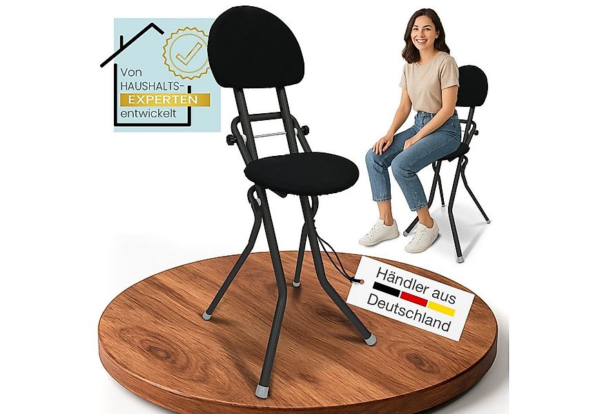 ELONEO Stehhilfe ELONEO Sitzhilfe/Bügelstehhilfe, mit Rückenkissen, belastb günstig online kaufen