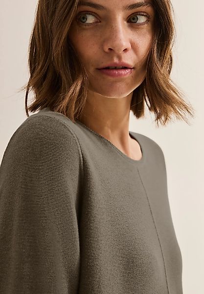 CECIL Strickpullover mit 3/4-Arm und Rundhals günstig online kaufen