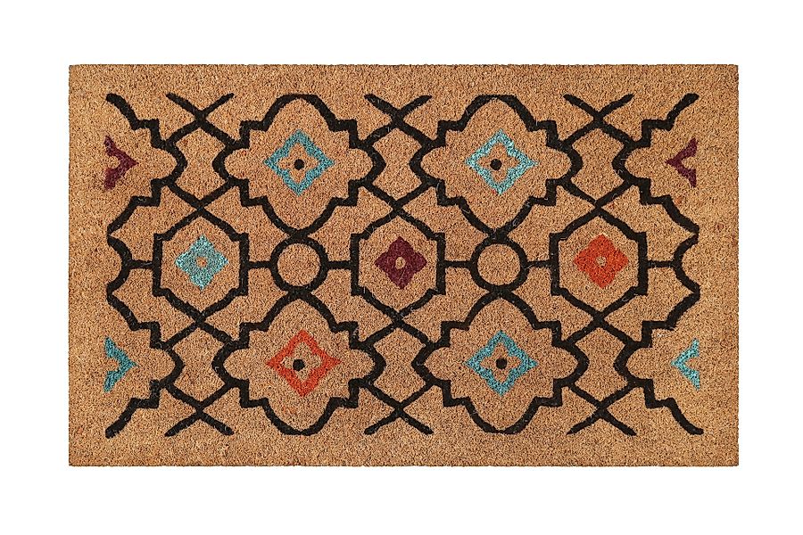 Wecon home Fußmatte »Posh Palace«, rechteckig, 18 mm Höhe, rutschfest, robu günstig online kaufen