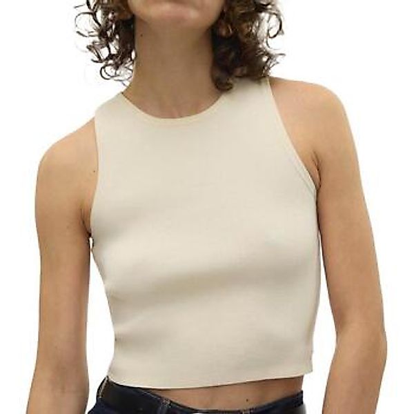 Vero Moda Strickpullover VMGINNY SL O-NECK CROP TOP NOOS Stricktop in kurze günstig online kaufen