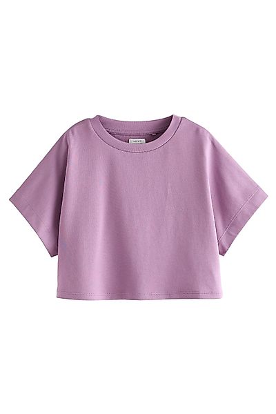 Next T-Shirt Kastiges T-Shirt aus 100 % günstig online kaufen
