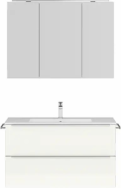 nobilia® Badmöbel-Set »Levere« vormontiert, mit Soft-Close, 2 Stk. tlg. günstig online kaufen