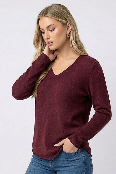 Kendindza Collection V-Ausschnitt-Pullover Damen Strickpullover V-Ausschnit günstig online kaufen