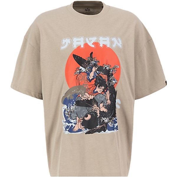 Alpha Industries  T-Shirts & Poloshirts Japan Warrior T-Shirt - vintage san günstig online kaufen