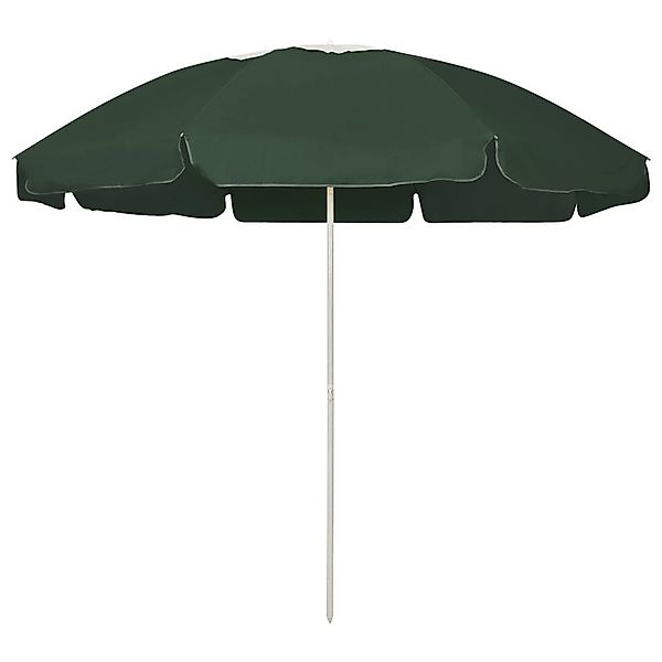 vidaXL Sonnensegel Strandschirm Grün 240 cm, günstig online kaufen