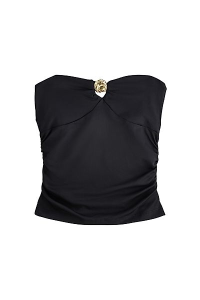 Next Kurzarmbluse Weiches Bandeau-Oberteil mit Hardware günstig online kaufen