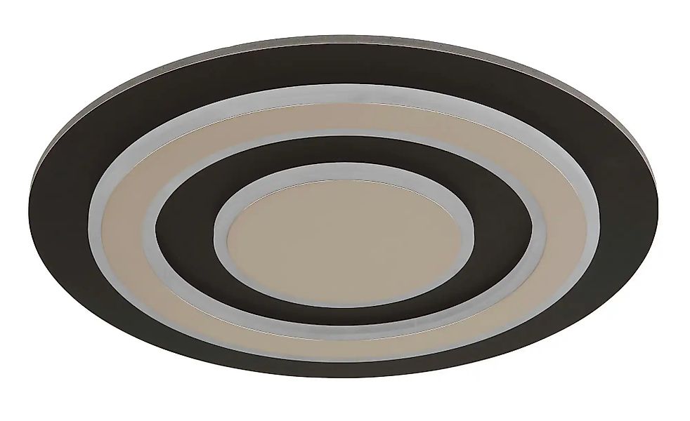 Globo Lighting Deckenleuchte   ¦ schwarz ¦ Maße (cm): B: 48 H: 5,2  Ø: 48 L günstig online kaufen