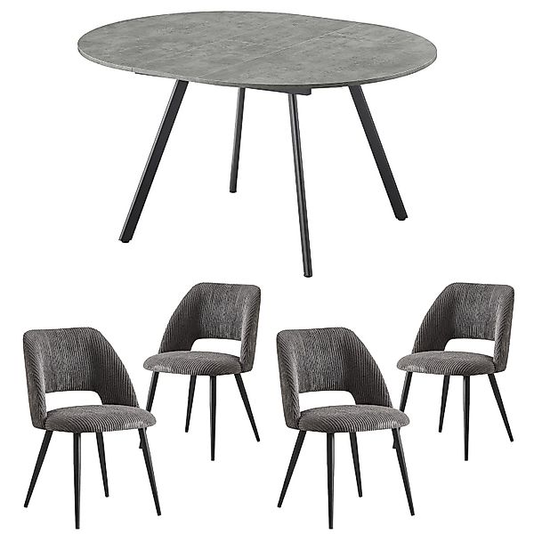 B&D home Essgruppe EDDA, (5-teilig), Rund günstig online kaufen