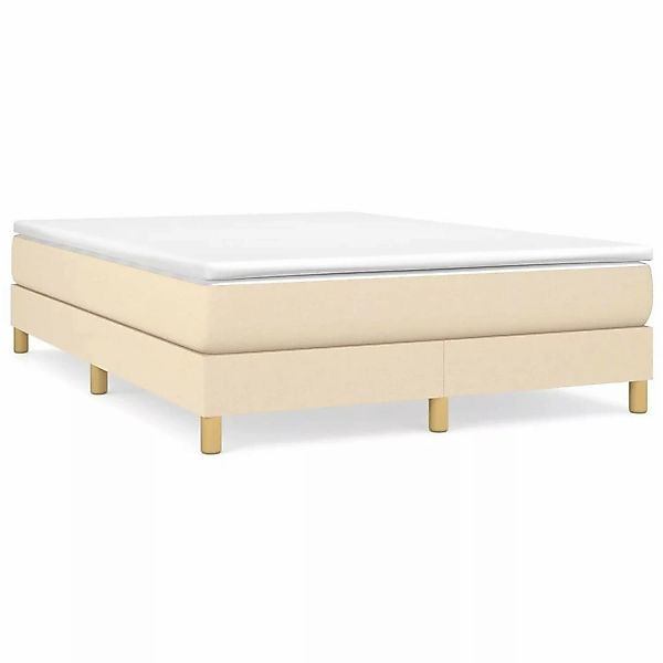 Vidaxl Boxspringbett Schwarz 140x190 Cm Stoff günstig online kaufen