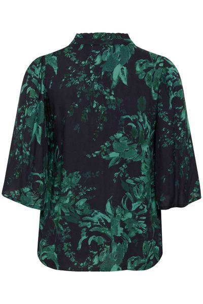 KAFFE Curve Kurzarmbluse Kurzarm-Bluse KCmona Große günstig online kaufen