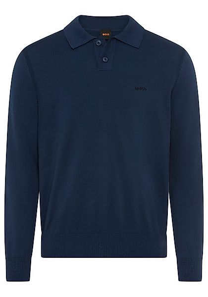 BOSS ORANGE Polokragenpullover Asac mit Logo-Stickerei günstig online kaufen