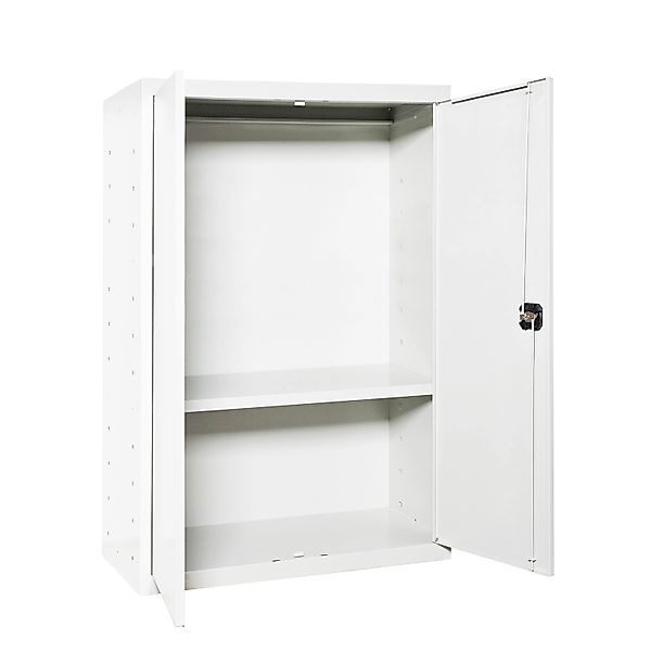 PROREGAL Stahlschrank AMEGO HxBxT 90 x 80 x 40 cm 1x Fachboden Weiß-Weiß Me günstig online kaufen