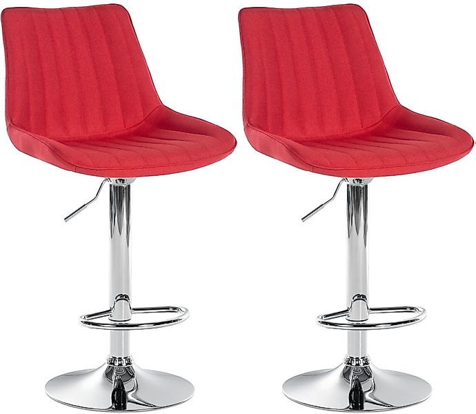 CLP Barhocker Toni Stoff (2er Set, günstig online kaufen