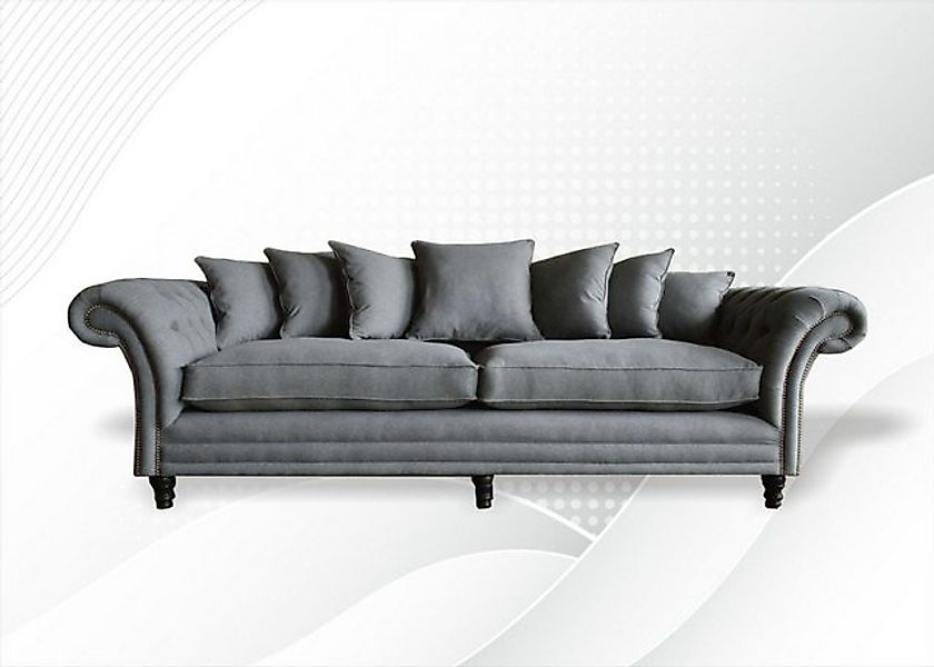 JVmoebel Chesterfield-Sofa Chesterfield Sofa Massivholz Handarbeit Möbel, M günstig online kaufen