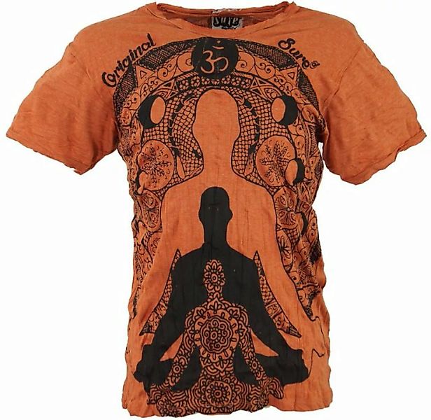 Guru-Shop T-Shirt Sure Herren T-Shirt Meditation Buddha -.. Goa Style, Fest günstig online kaufen