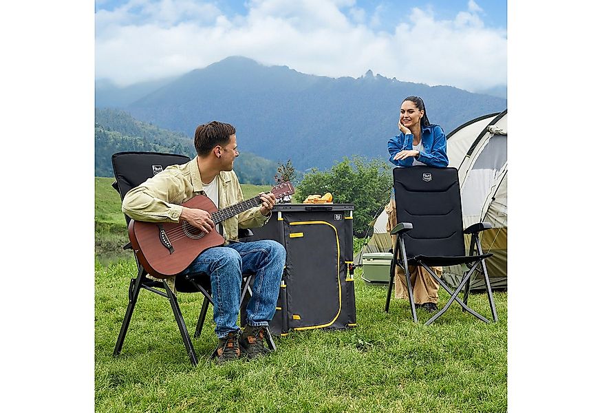 TIMBER RIDGE Campingstuhl Klappstuhl, faltbarer Stuhl mit hoher Lehne und P günstig online kaufen