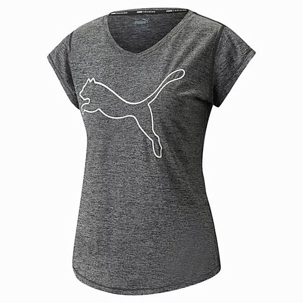 PUMA T-Shirt Puma Damen T-Shirt Train Favorite Heather Cat Tee 522418 günstig online kaufen