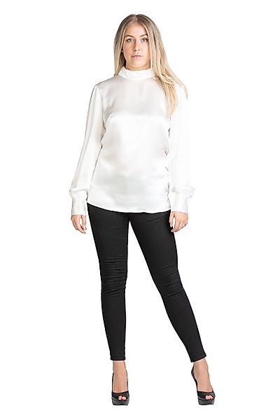 Posh Gear Seidenbluse Damen Bluse Satinoseta günstig online kaufen