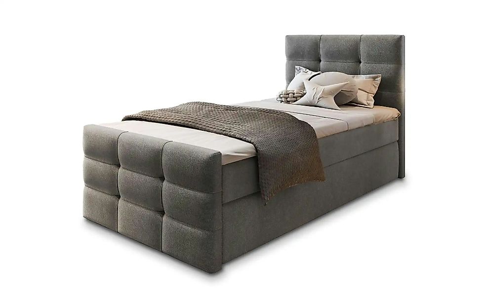 MASSENO Boxbett mit Bettkasten Amon ¦ grau ¦ Maße (cm): B: 90 H: 98 Betten günstig online kaufen
