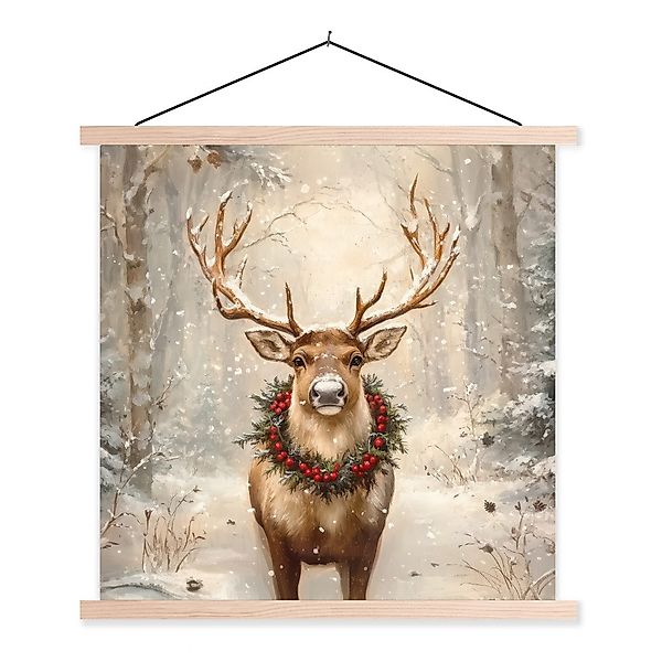 MuchoWow Poster Weihnachten - Rentier - günstig online kaufen