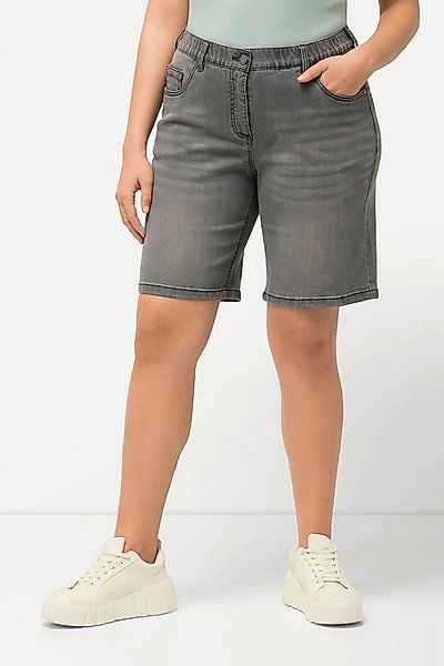 Ulla Popken Bermudas Jeansbermuda Mandy 5-Pocket-Form Komfortbund günstig online kaufen