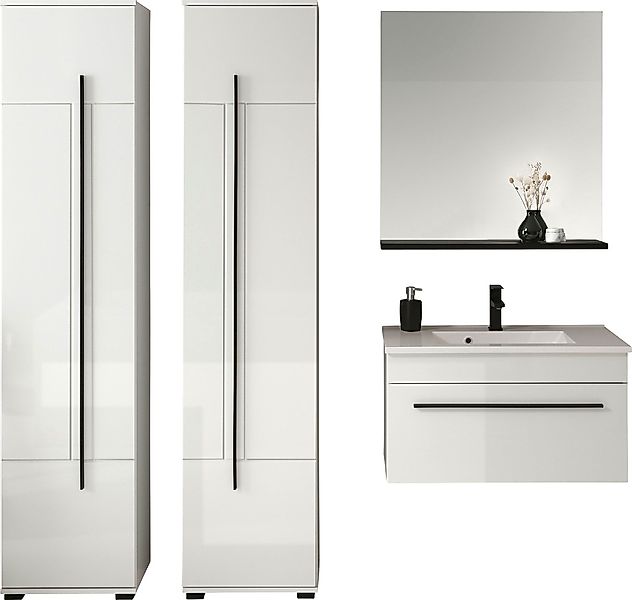 INOSIGN Badmöbel-Set "Cantara, Bad im modernen Design, 4-teiliges Badezimme günstig online kaufen