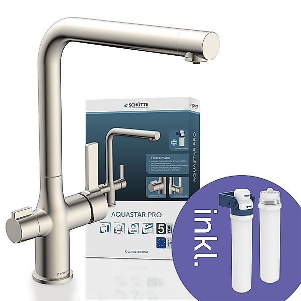 Schütte Spültischarmatur »AQUASTAR PRO«, mit Filtersystem für Trinkwasser, günstig online kaufen
