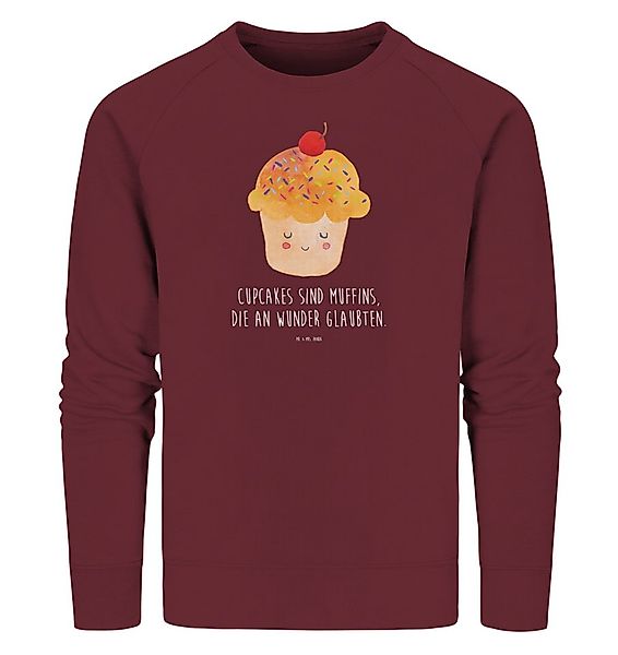 Mr. & Mrs. Panda Longpullover Cupcake Größe M - Burgundy - Geschenk, Gute L günstig online kaufen