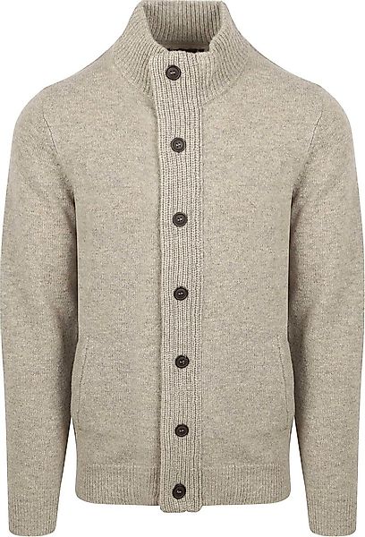 Barbour Zip Pull Wool Greige - Größe XXL günstig online kaufen