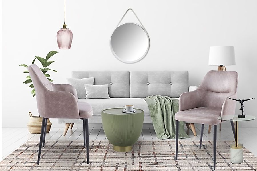 Kayoom Polsterstuhl »Stuhl Merit 225 2er-Set, bequemer Sitzkomfort, Handarb günstig online kaufen