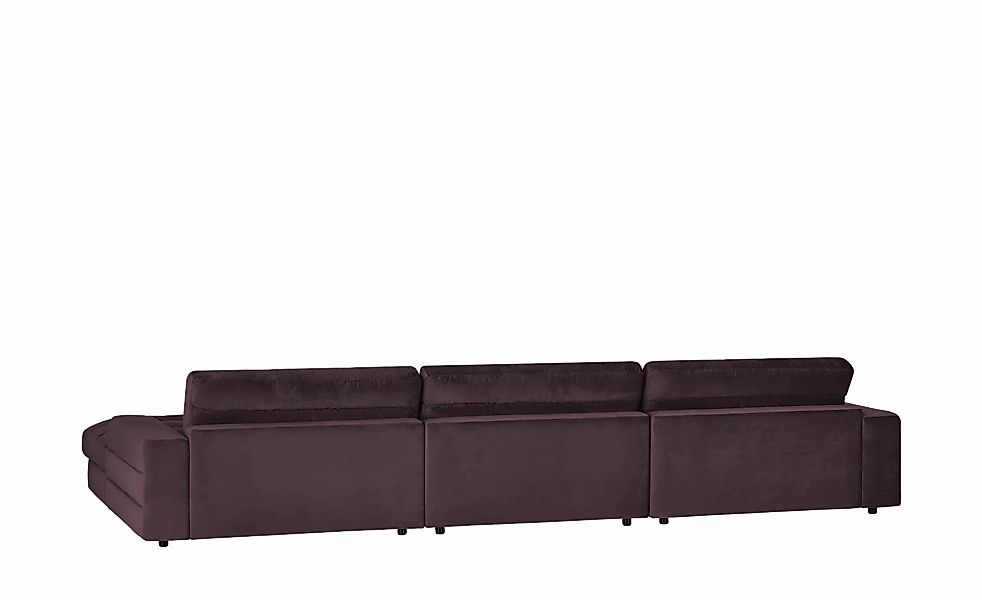 Ecksofa Samt  Scarlatti ¦ lila/violett ¦ Maße (cm): B: 416 H: 83 T: 205.0 P günstig online kaufen