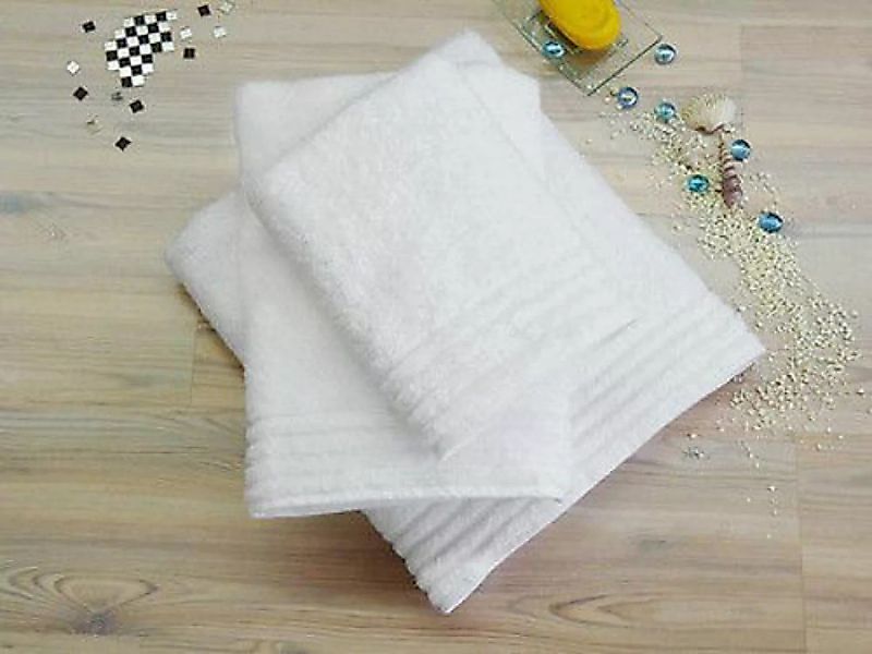 Handtuchset 6 Teile weiß Profi line 550g/m²  Handtuch 4HT/2DT günstig online kaufen