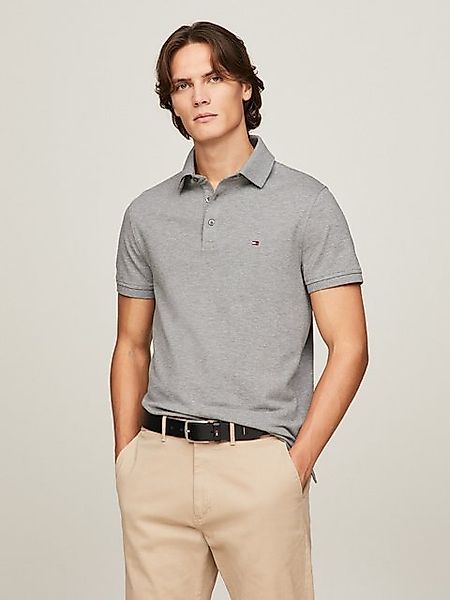 Tommy Hilfiger Poloshirt 1985 SLIM POLO aus leicht strukturiertem Piqué-Mat günstig online kaufen